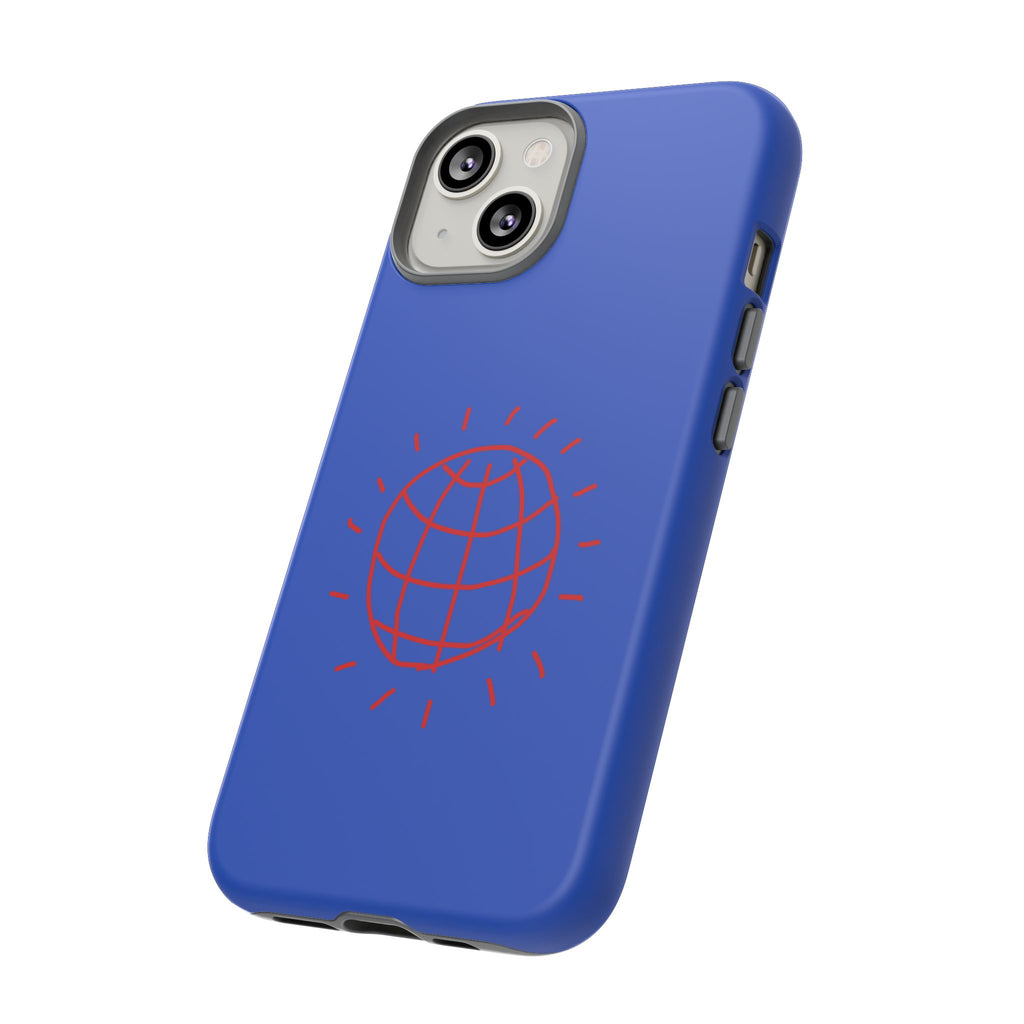 DISCO BALL Tough Phone Case BLUE