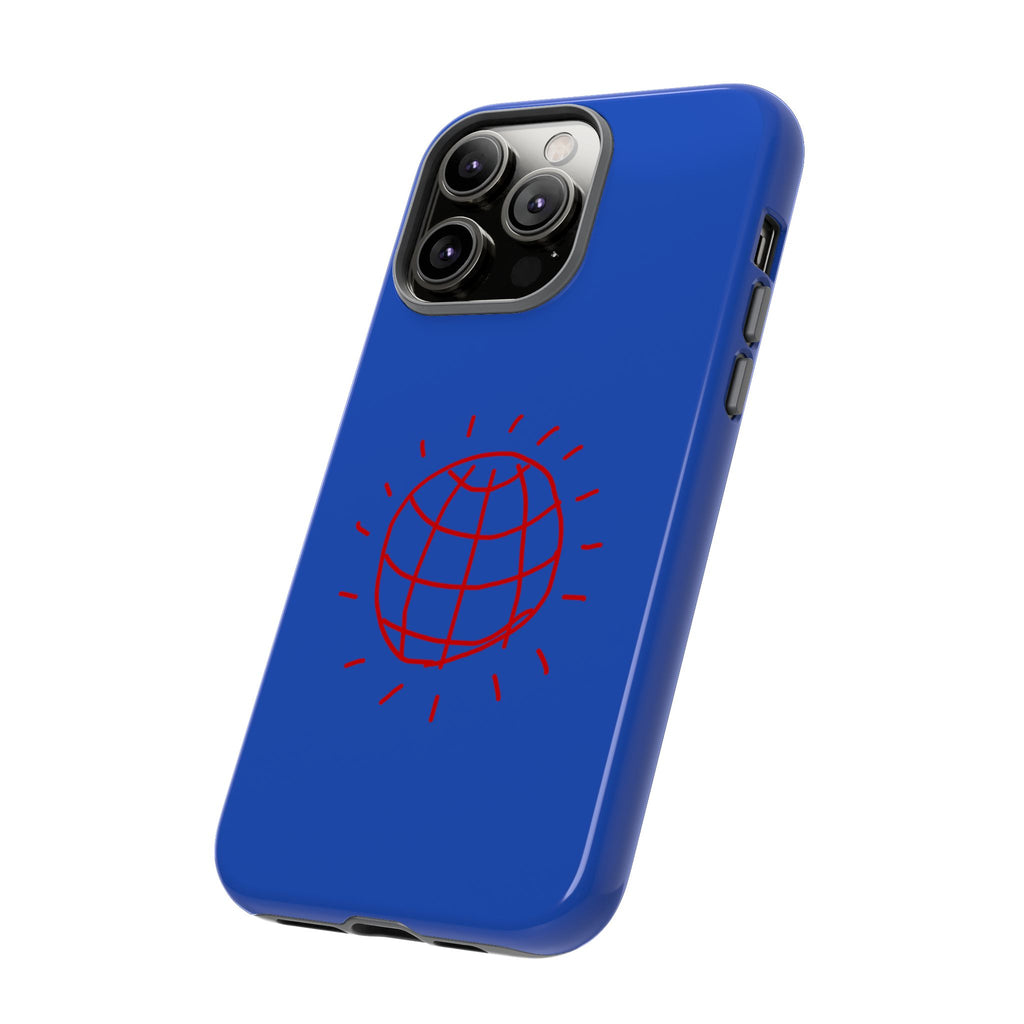 DISCO BALL Tough Phone Case BLUE