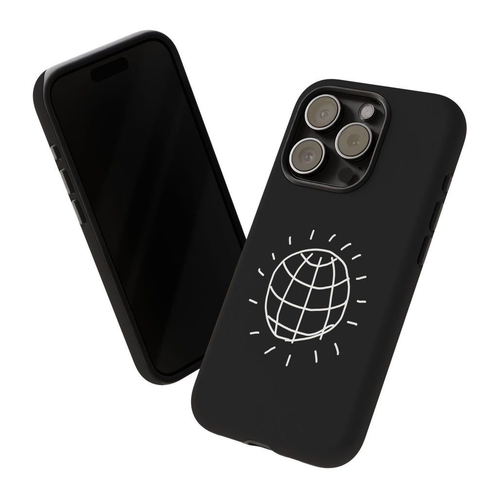DISCO BALL Phone Case Tough BLACK