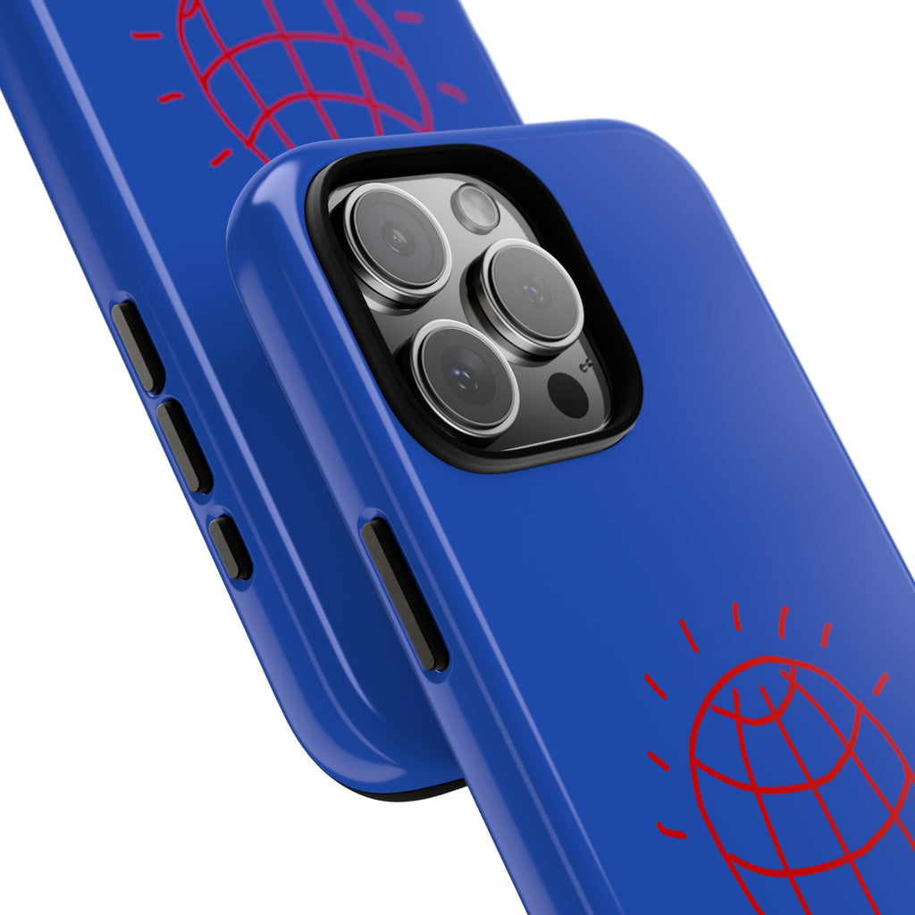 DISCO BALL Tough Phone Case BLUE