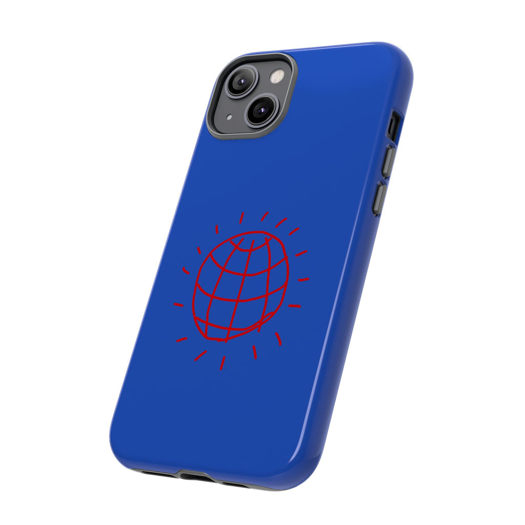 DISCO BALL Tough Phone Case BLUE