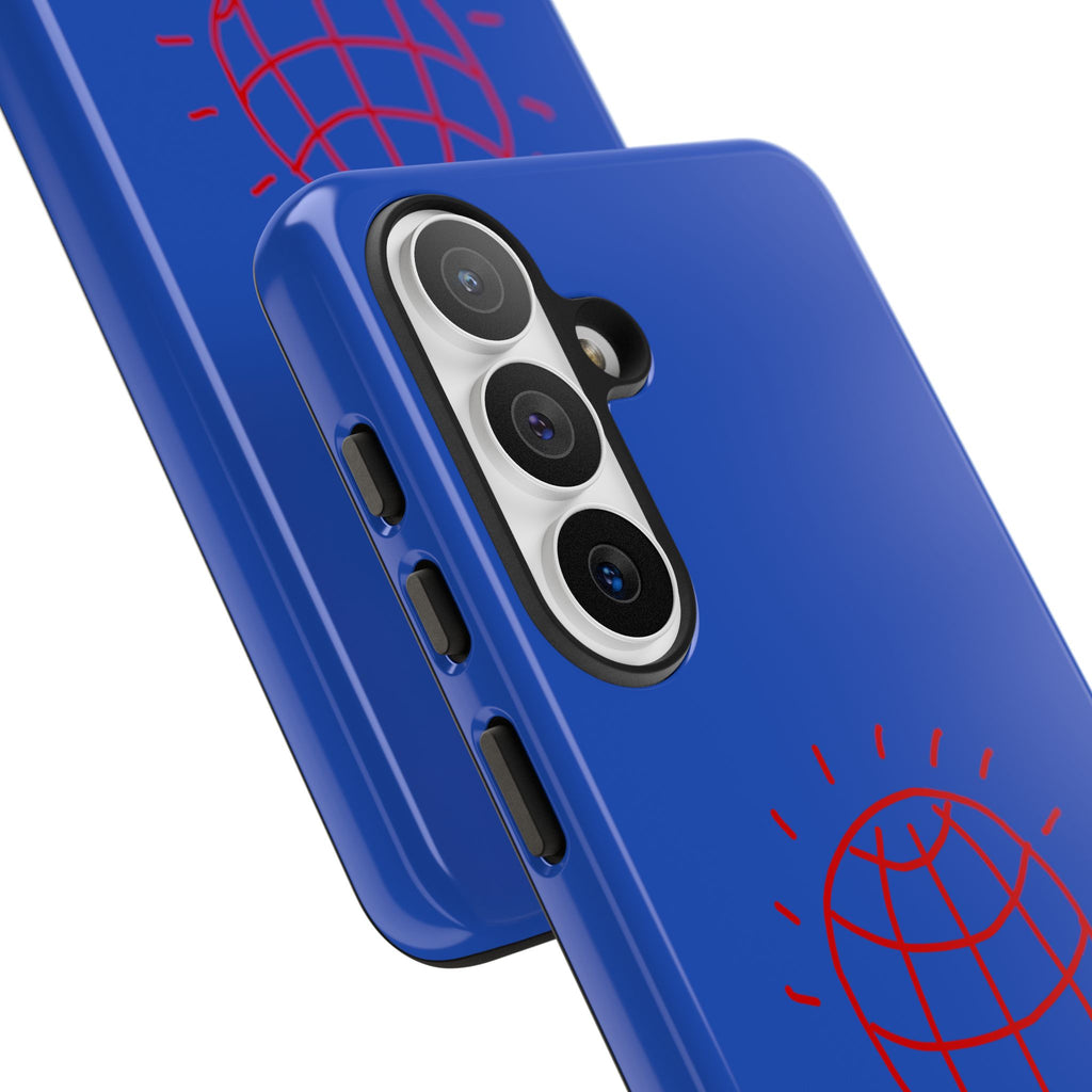 DISCO BALL Tough Phone Case BLUE