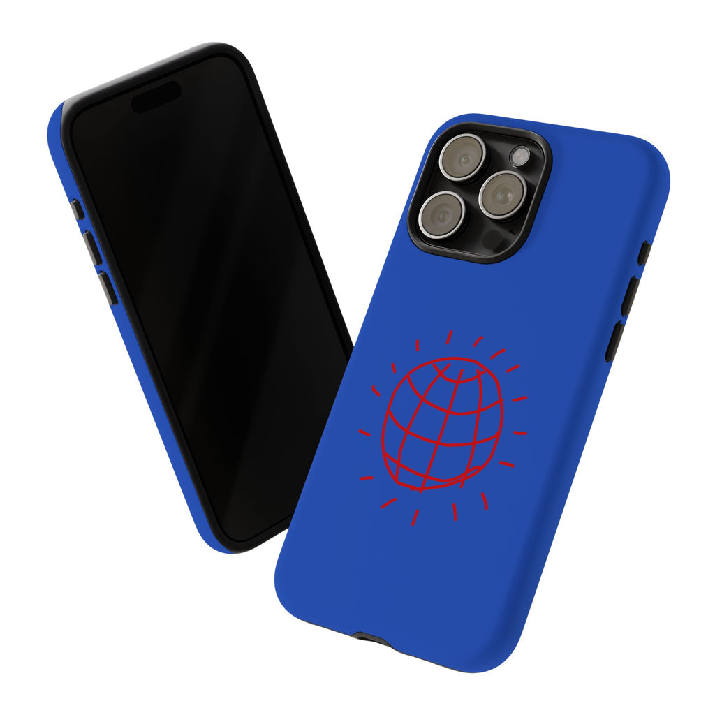 DISCO BALL Tough Phone Case BLUE