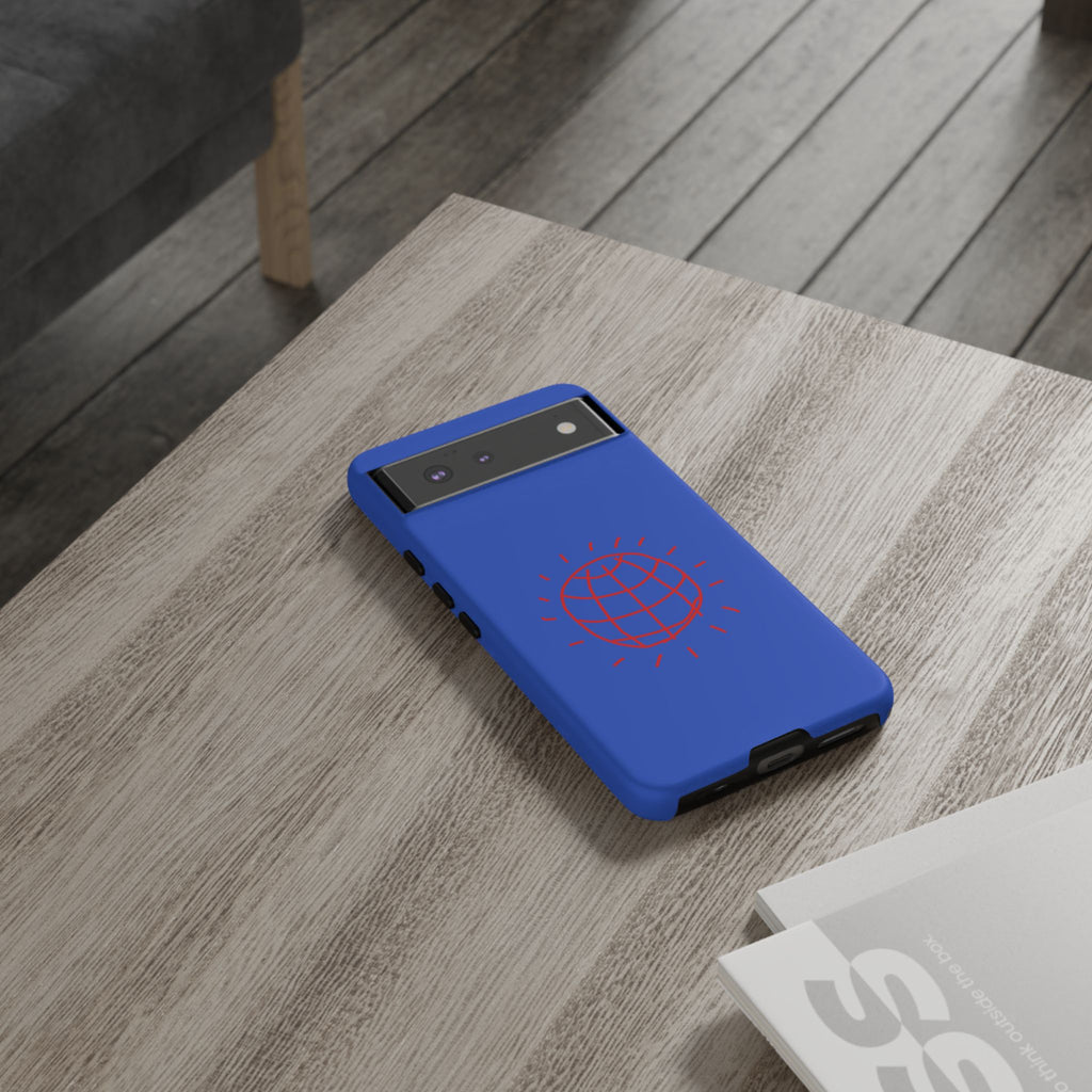DISCO BALL Tough Phone Case BLUE