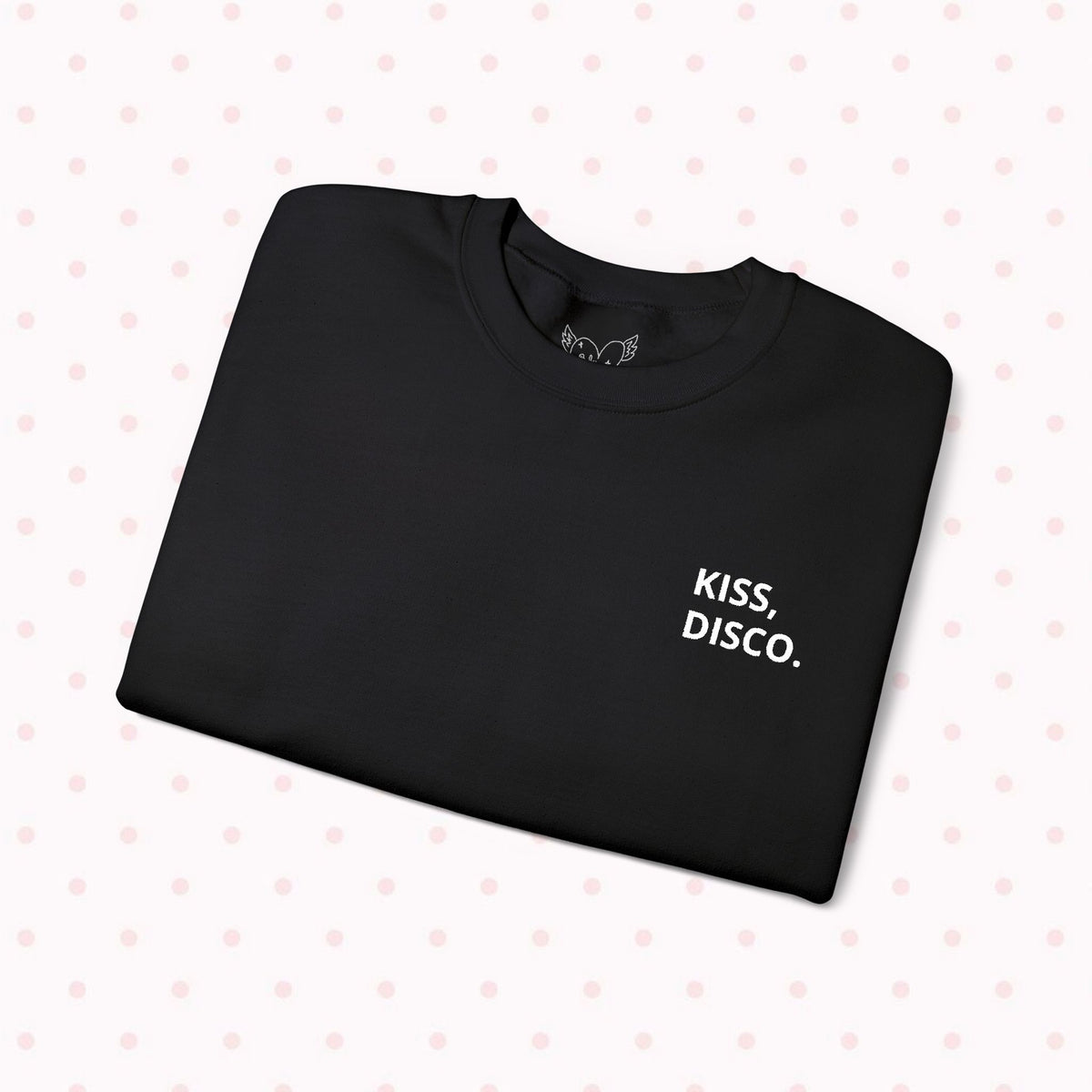 DISCO Heavy Blend™ Black/Royal Embroidered Crewneck