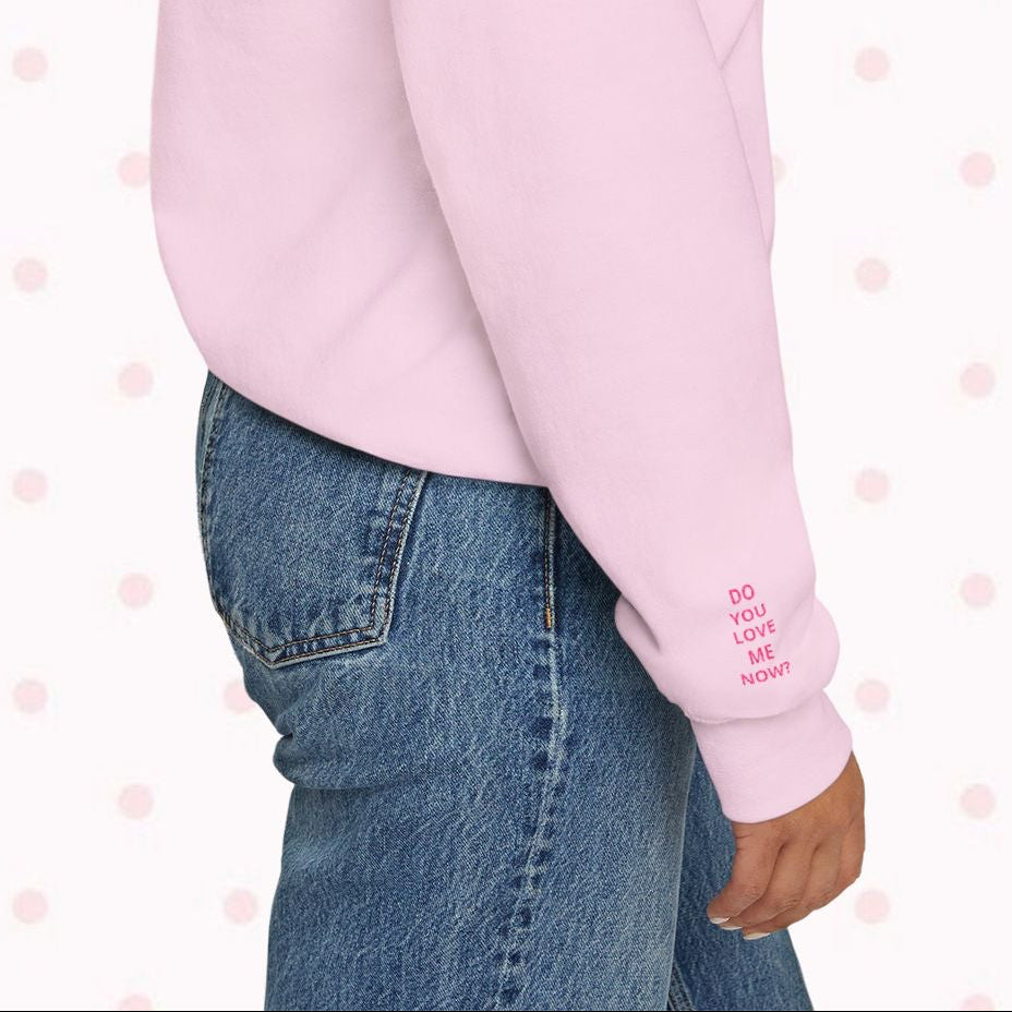 DISCO Heavy Blend™ Pink/Blue Embroidered Crewneck