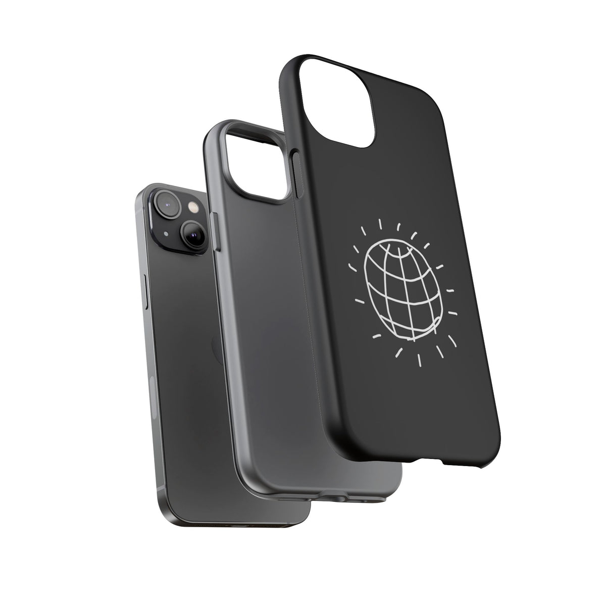 DISCO BALL Phone Case Tough BLACK