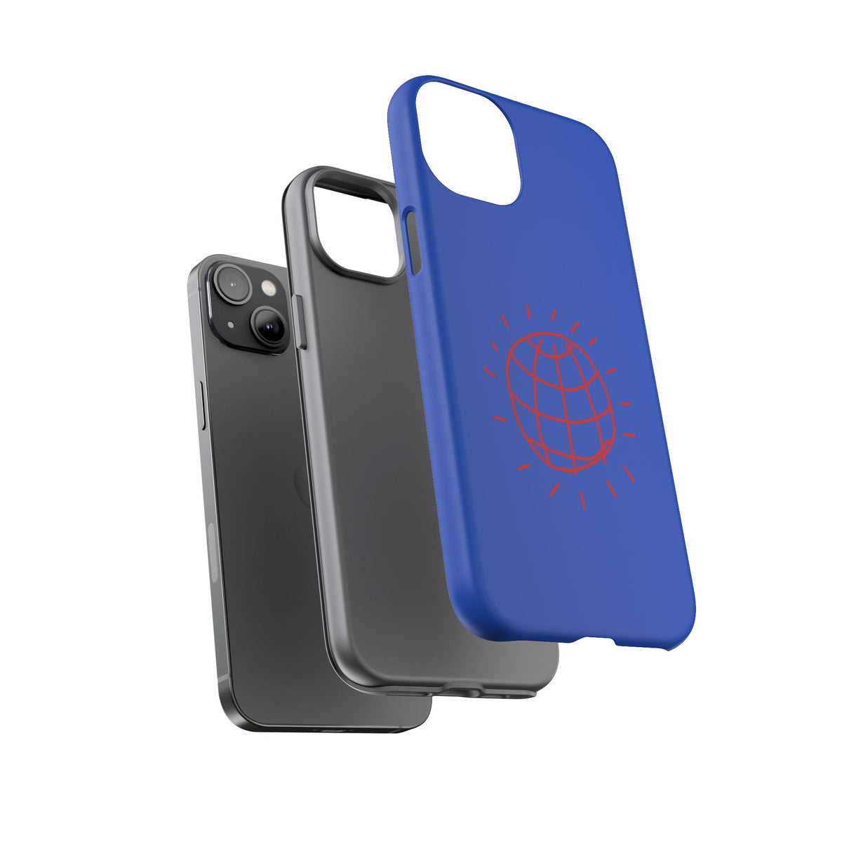 DISCO BALL Tough Phone Case BLUE