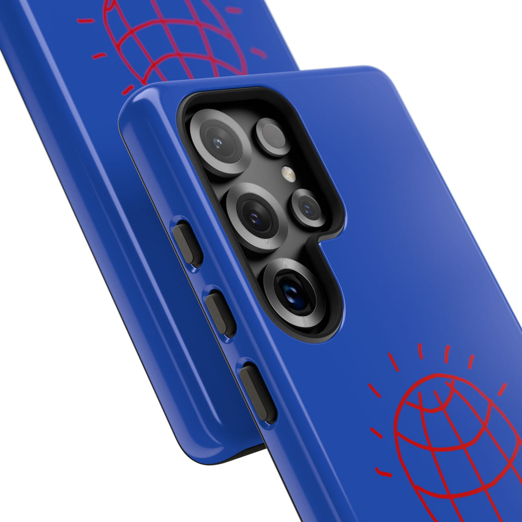 DISCO BALL Tough Phone Case BLUE