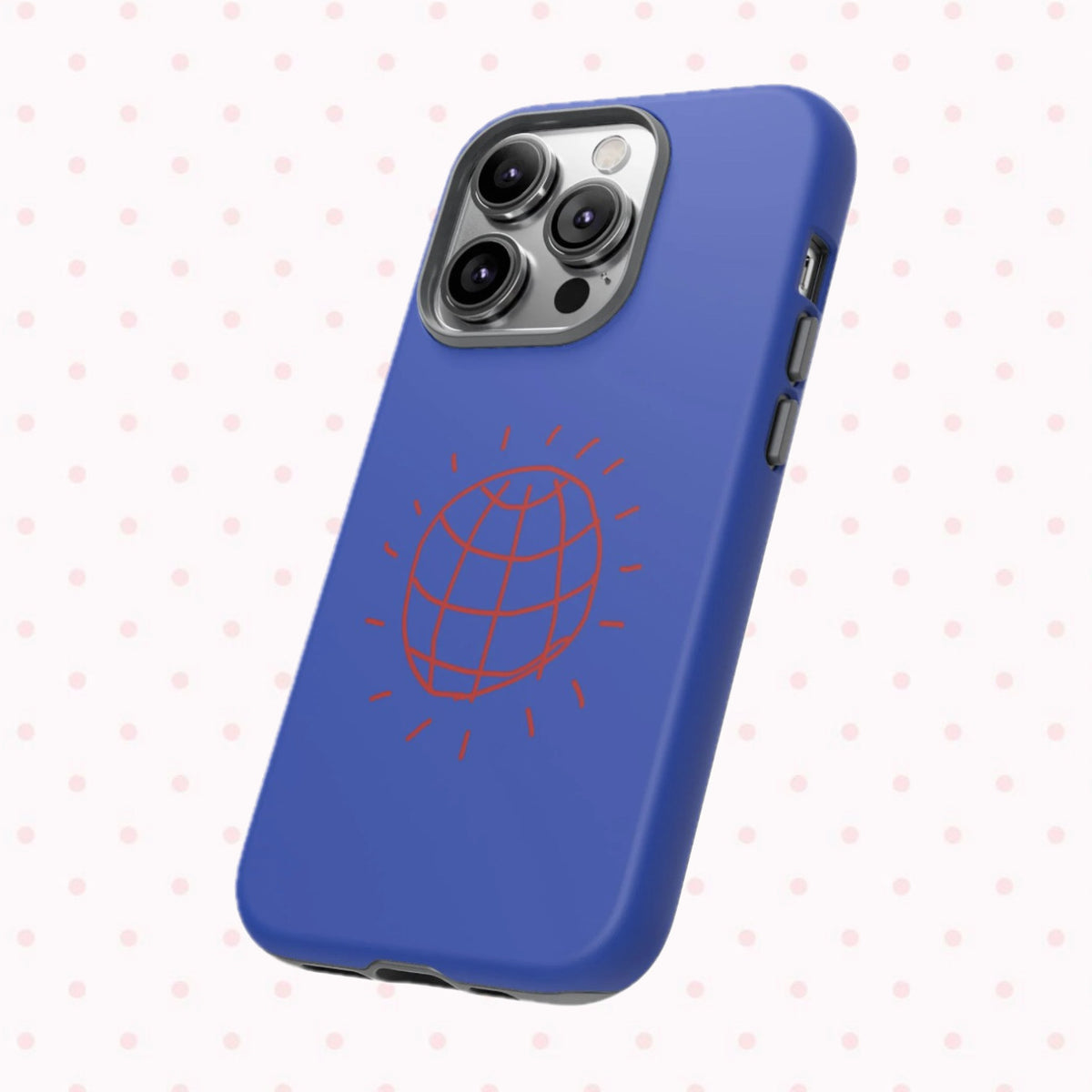 DISCO BALL Tough Phone Case BLUE