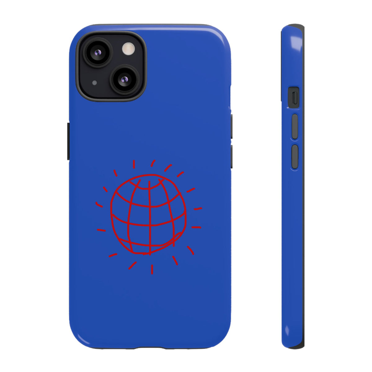 DISCO BALL Tough Phone Case BLUE
