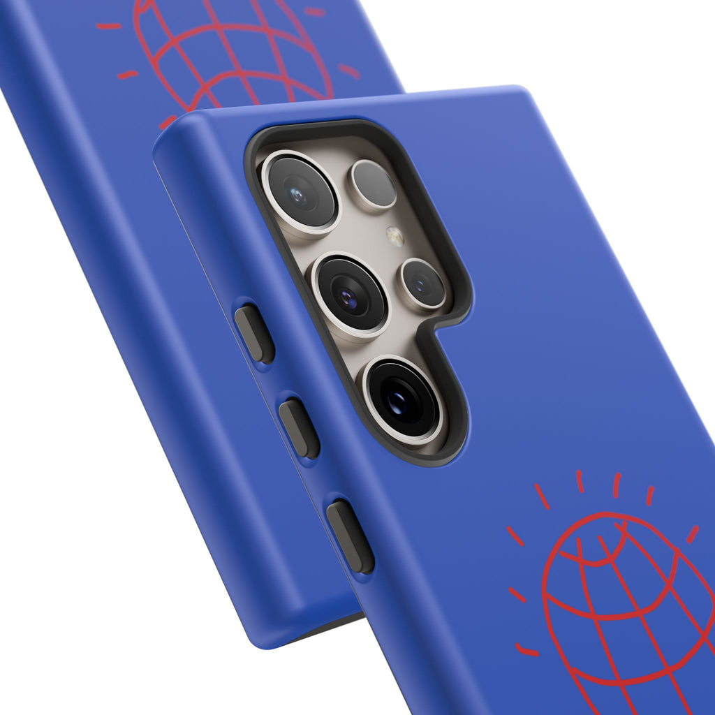 DISCO BALL Tough Phone Case BLUE