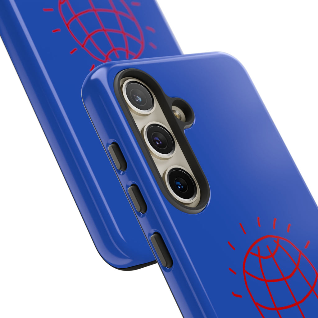 DISCO BALL Tough Phone Case BLUE