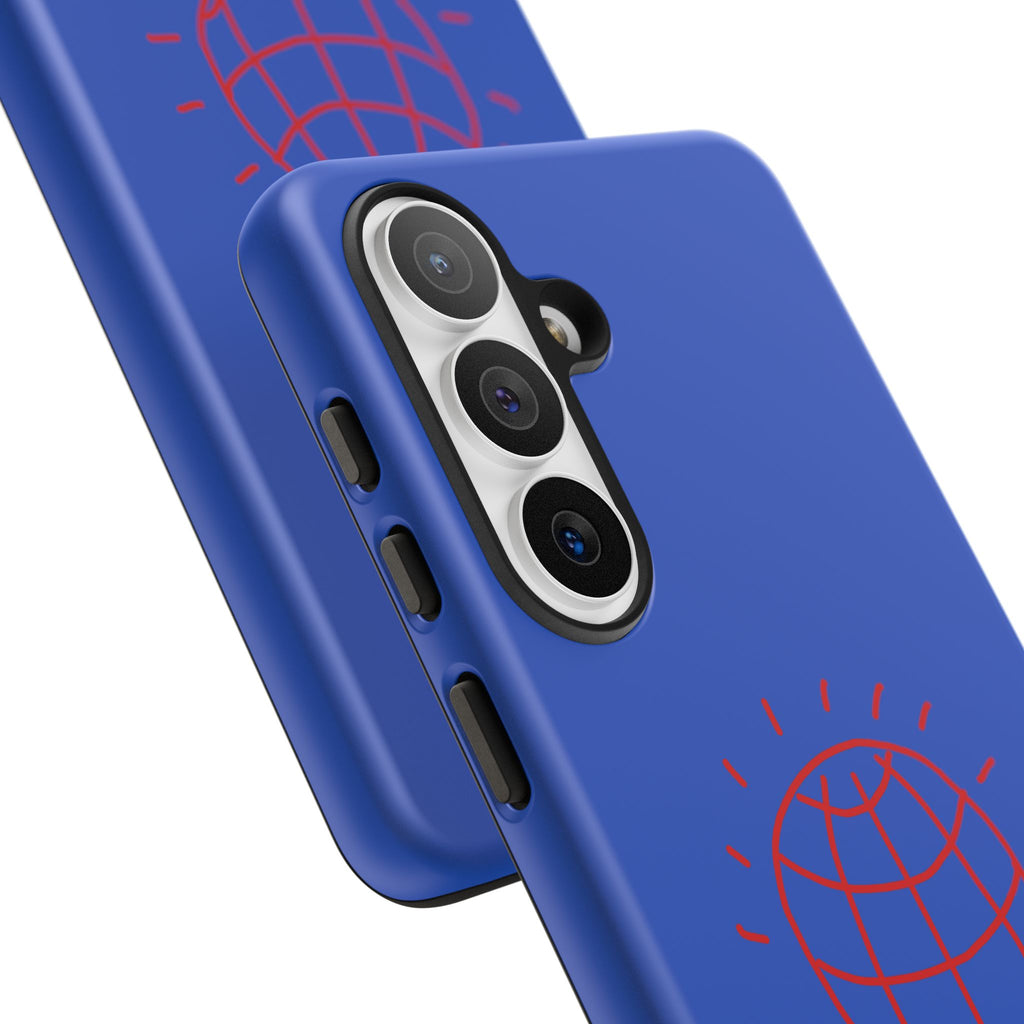 DISCO BALL Tough Phone Case BLUE