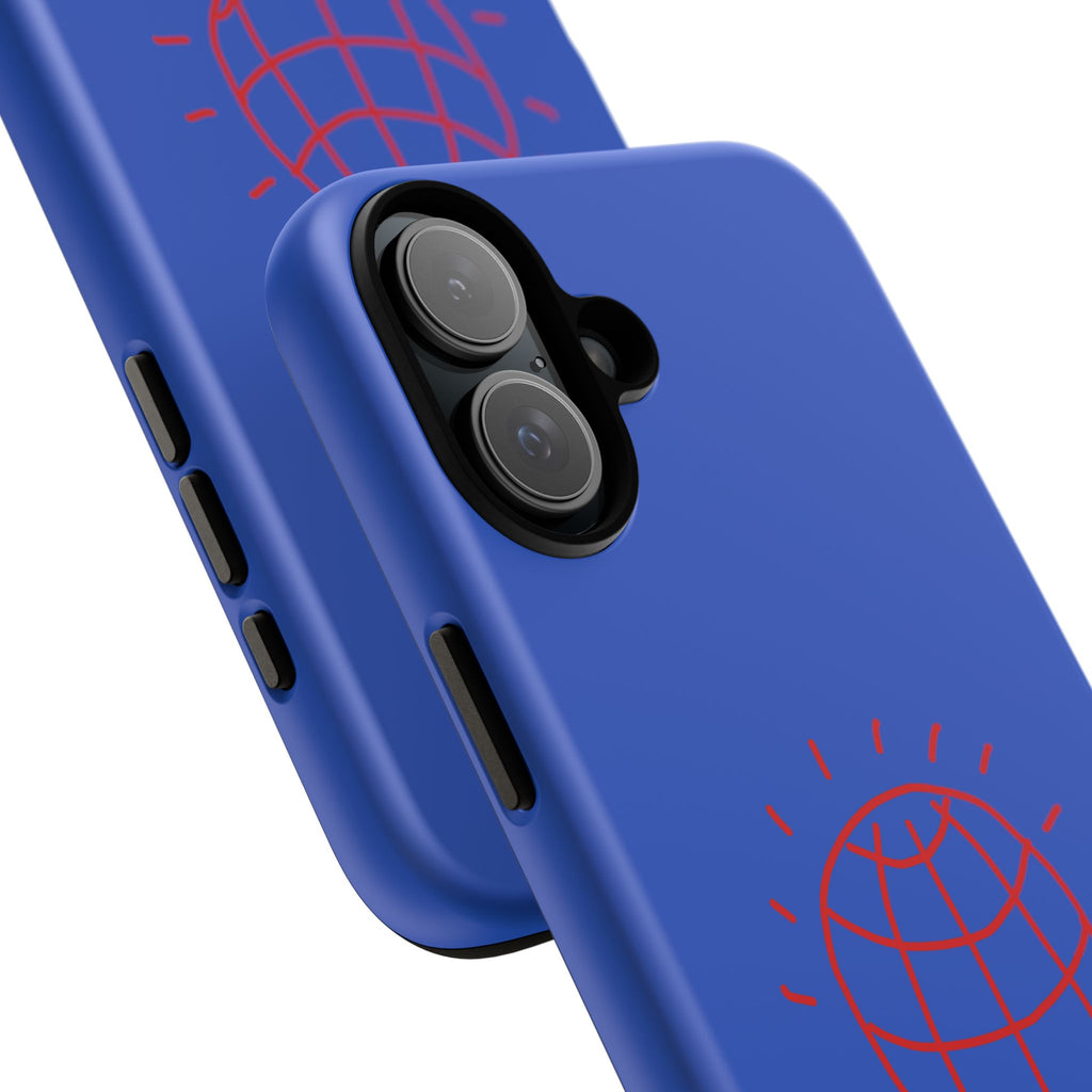 DISCO BALL Tough Phone Case BLUE