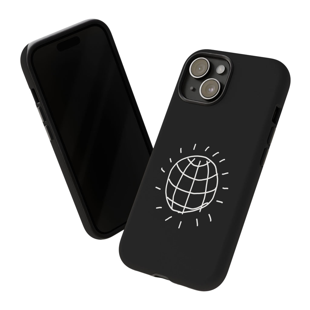 DISCO BALL Phone Case Tough BLACK