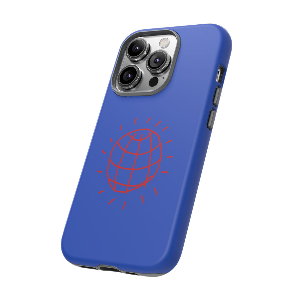 DISCO BALL Tough Phone Case BLUE
