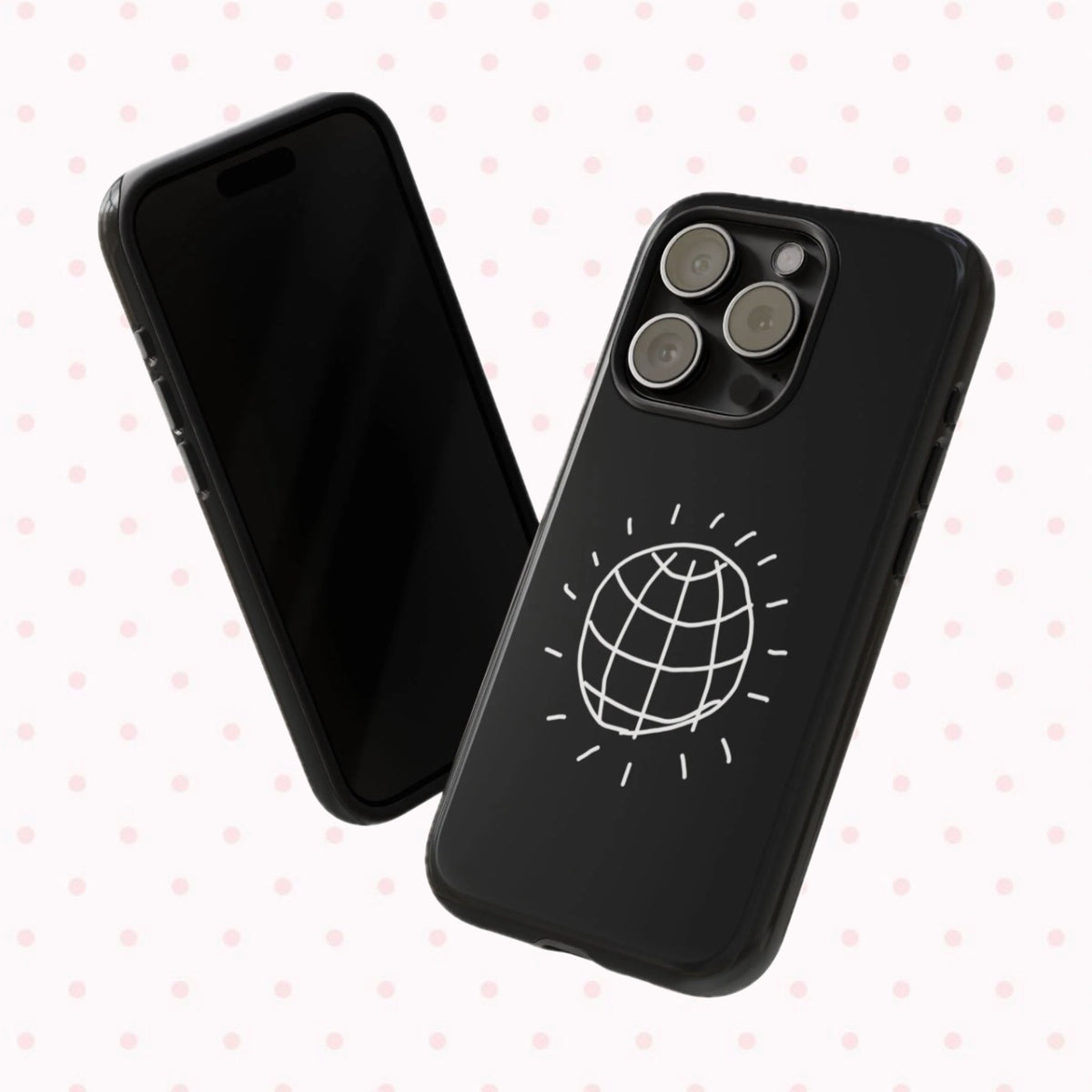 DISCO BALL Phone Case Tough BLACK
